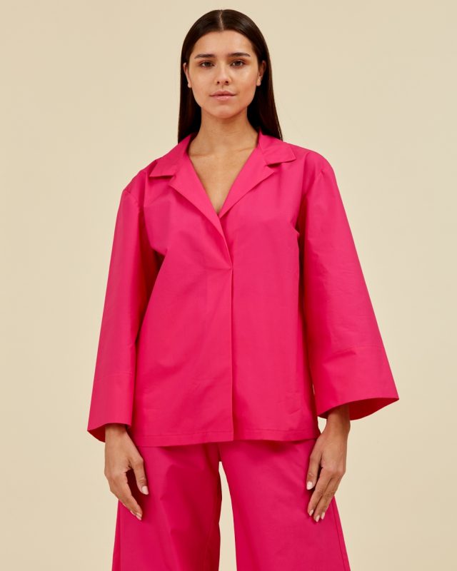 ea Me Happy Danika Shirt poplin fuchsia