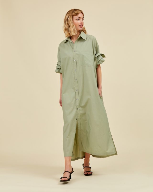 Geenah Shirt Dress Poplin Uni