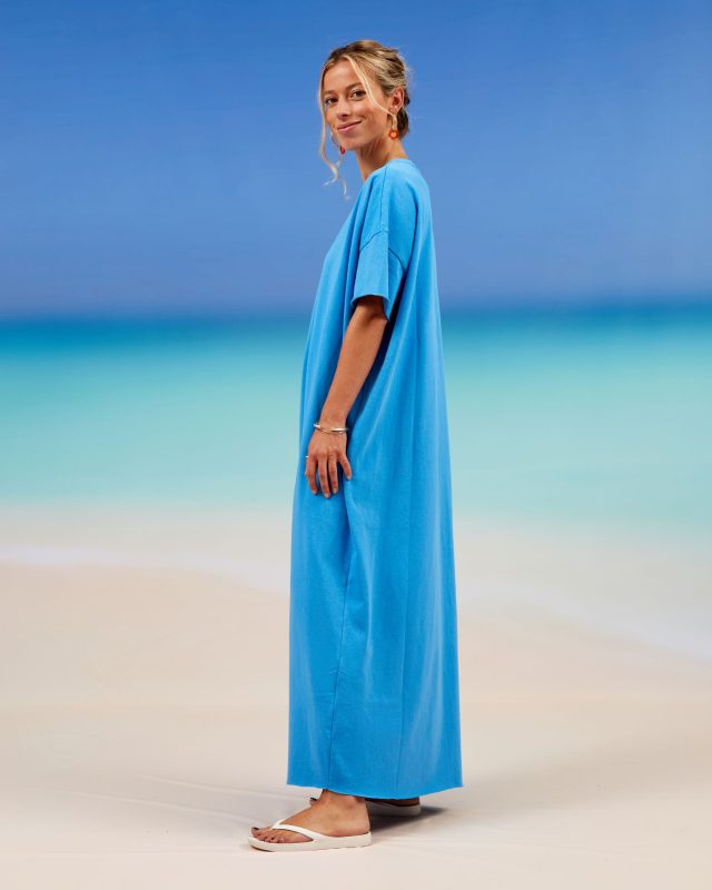 Gigi Dress - neon blue, one size