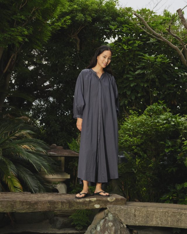 Balloon Dress Long Double Layered