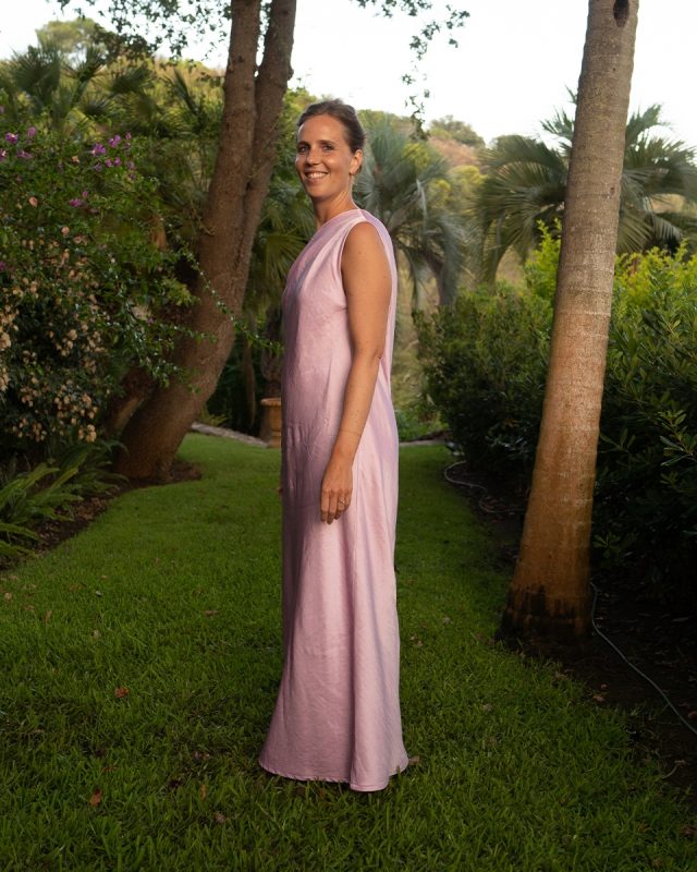 Julie Dress Shiny Tafta