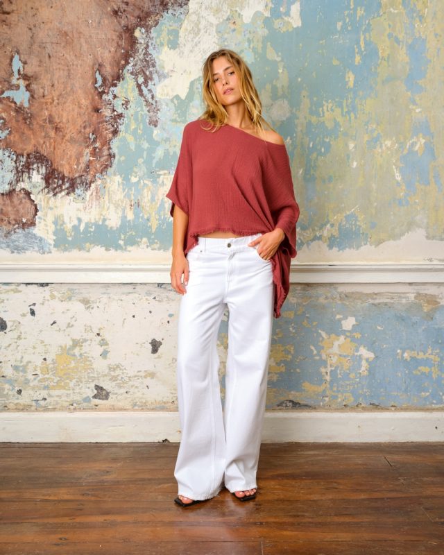 Lanai Top Washed Mesh