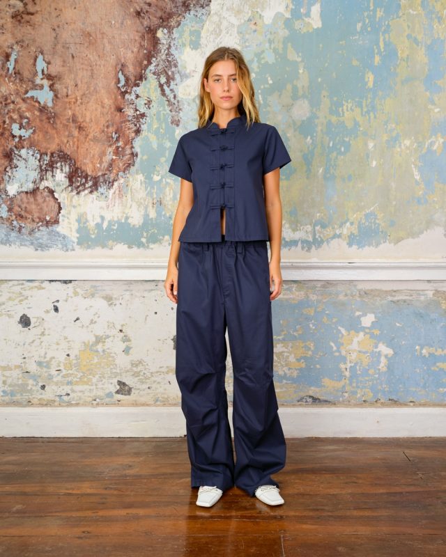 Lotus Top Stretchy Poplin