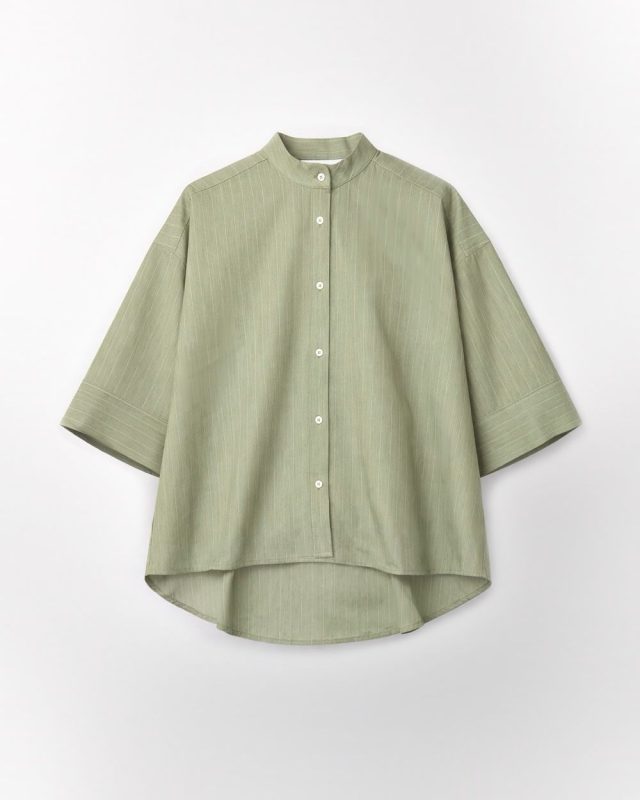 Boxy Shirt Summer Casual Pin Striped