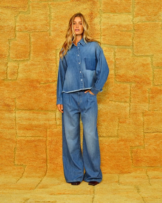 Cooper Denim Washed Blouse