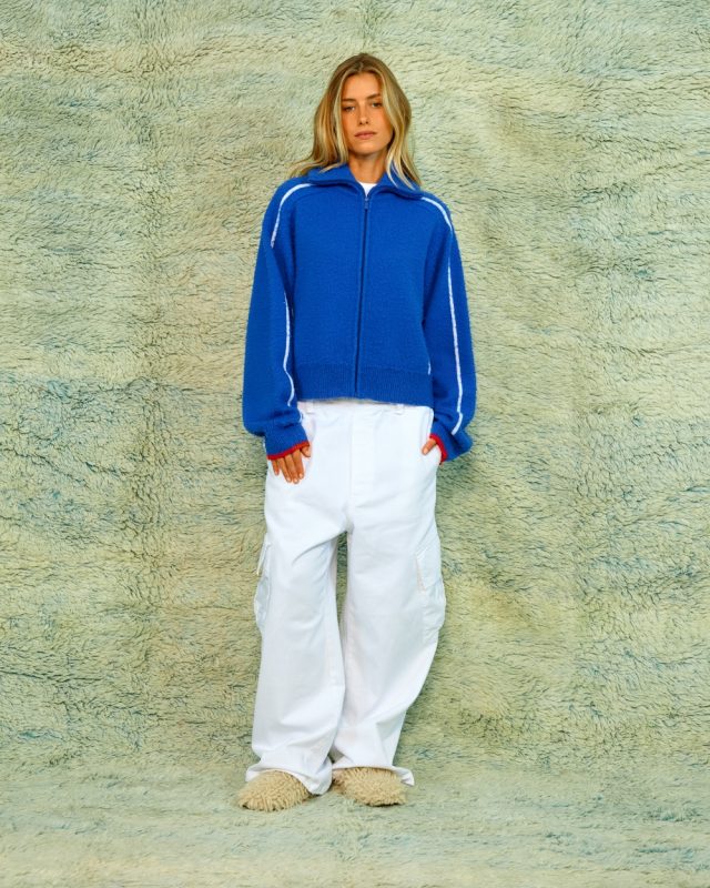 Scottie Zip Up Sweater