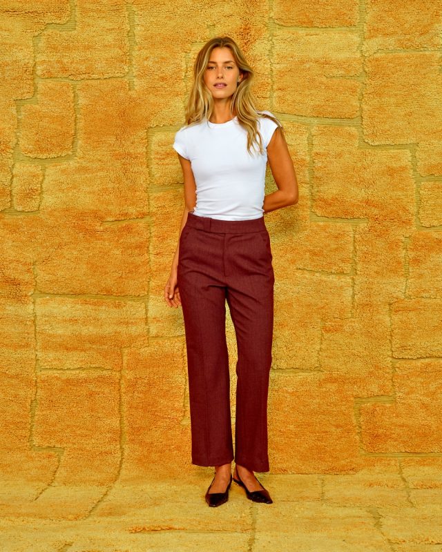 Sofia Cigarette Pants Soft Denim